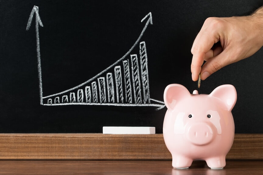 A graphic comparing direct deposit with paper checks