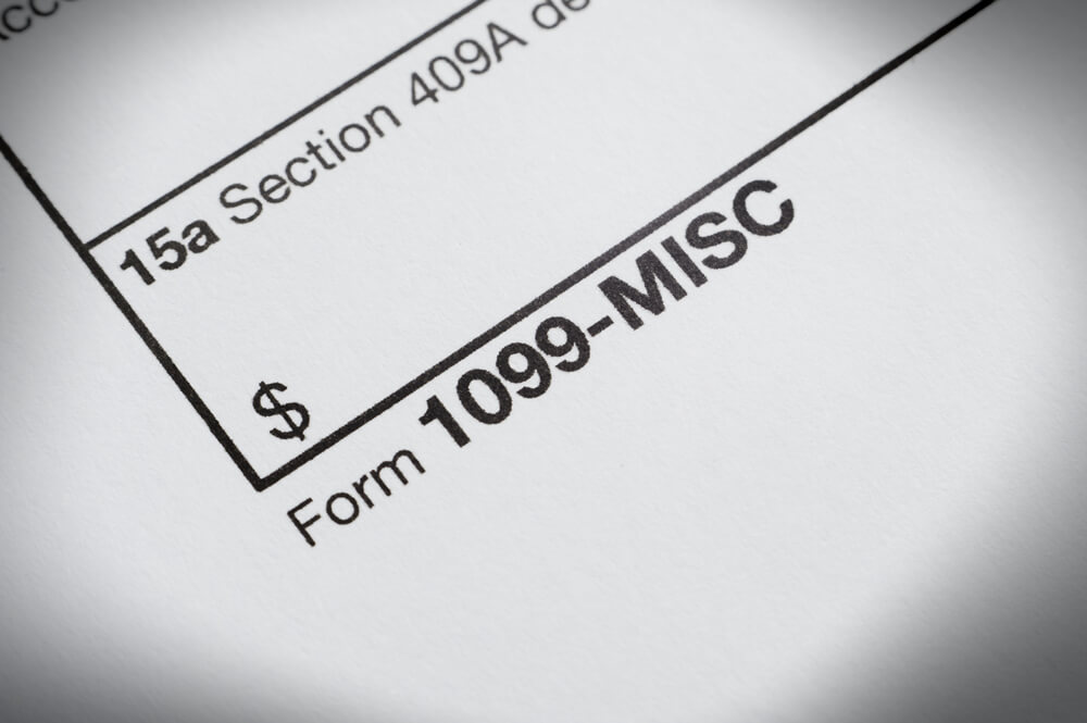 Tax 1099 Misc Form