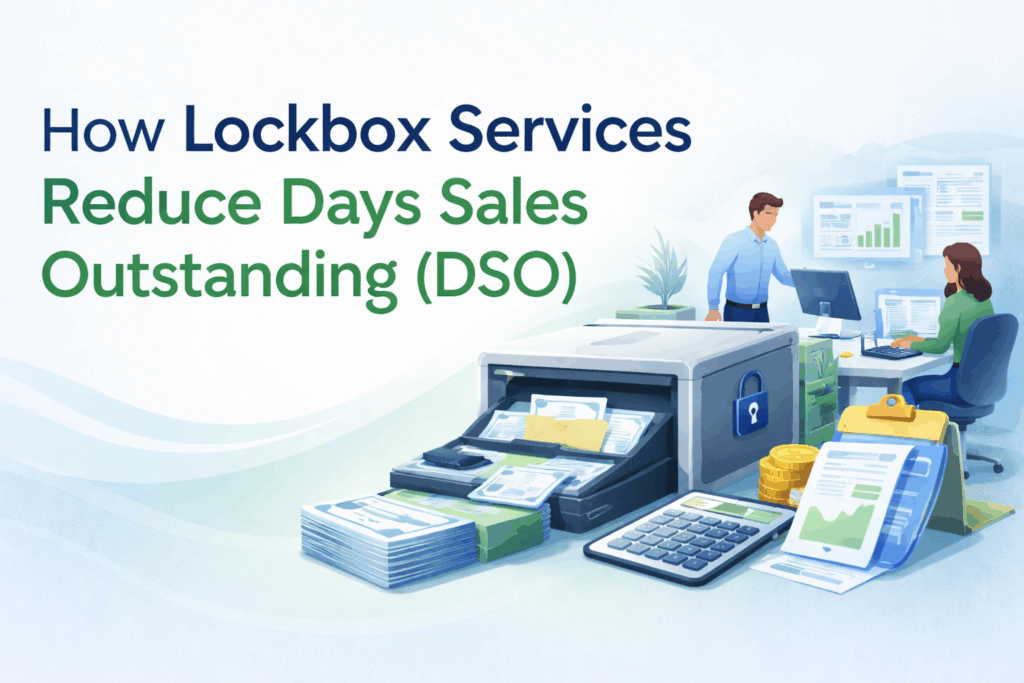 lockbox services, days sales outstanding, DSO reduction, accounts receivable, lockbox processing, cash flow management, B2B payments, check payments, working capital, treasury operations