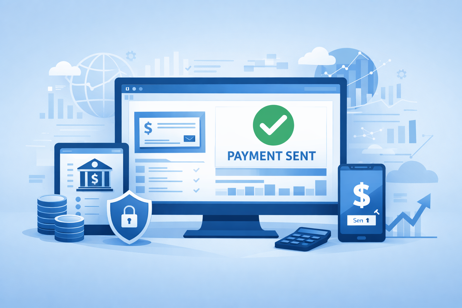 eChecks, electronic checks, email checks, online check payments, business payments, payment processing, accounts payable, payment speed, digital payments, cash flow management