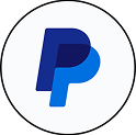 image 33 | CheckIssuing | CheckIssuing Blue stylized P emblem on a white circular badge with a dark rim, likely a brand logo.