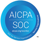 images 1 | CheckIssuing | CheckIssuing Circular blue badge displaying 'AICPA SOC' with aicpa.org/soc4so, indicating AICPA SOC for Service Organizations accreditation.